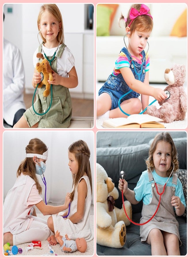 ERDOGLY Kids Stethoscope, Real Working Nursing Stethoscope for Kids, Play Doctor Toy for Toddler, Boys Girls Doctor Nurse Cosplay Costume Accessories, Pink - Image 5